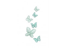 Stickdatei - Schmetterlinge Relief